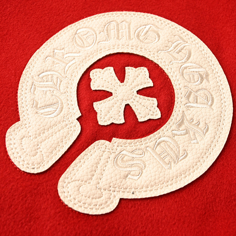 Chrome Hearts Cross-Patchwork Baseball Jacket