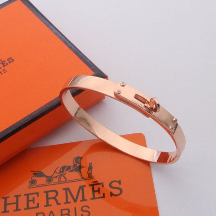 18K Rose Gold Kelly Hermes Bracelet