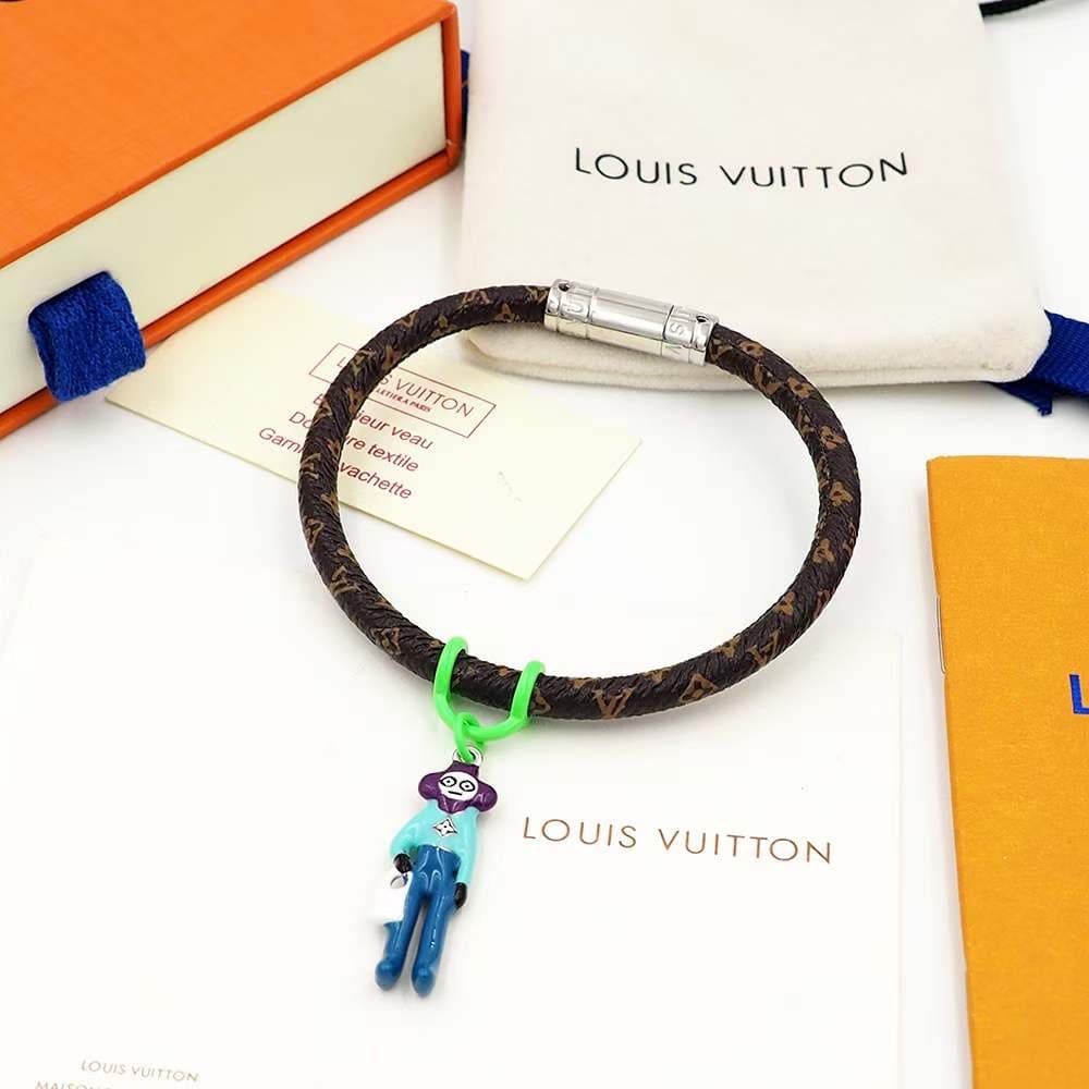 18K Louis Vuitton Hang It Mascot Bracelet