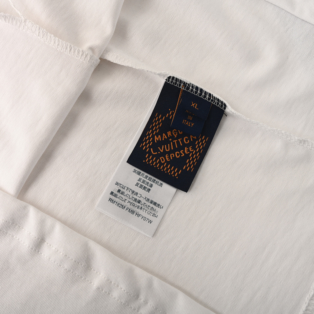 Louis Vuitton Embroidered Sailboat Short-Sleeve T-Shirt