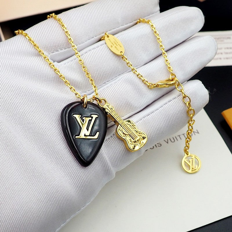 18K Louis Vuitton Picks Pendant Necklace