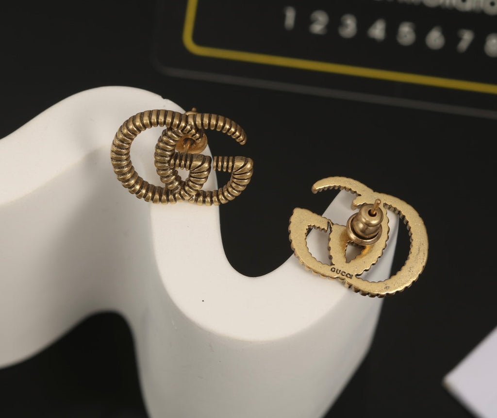 18K Double Gucci Earrings